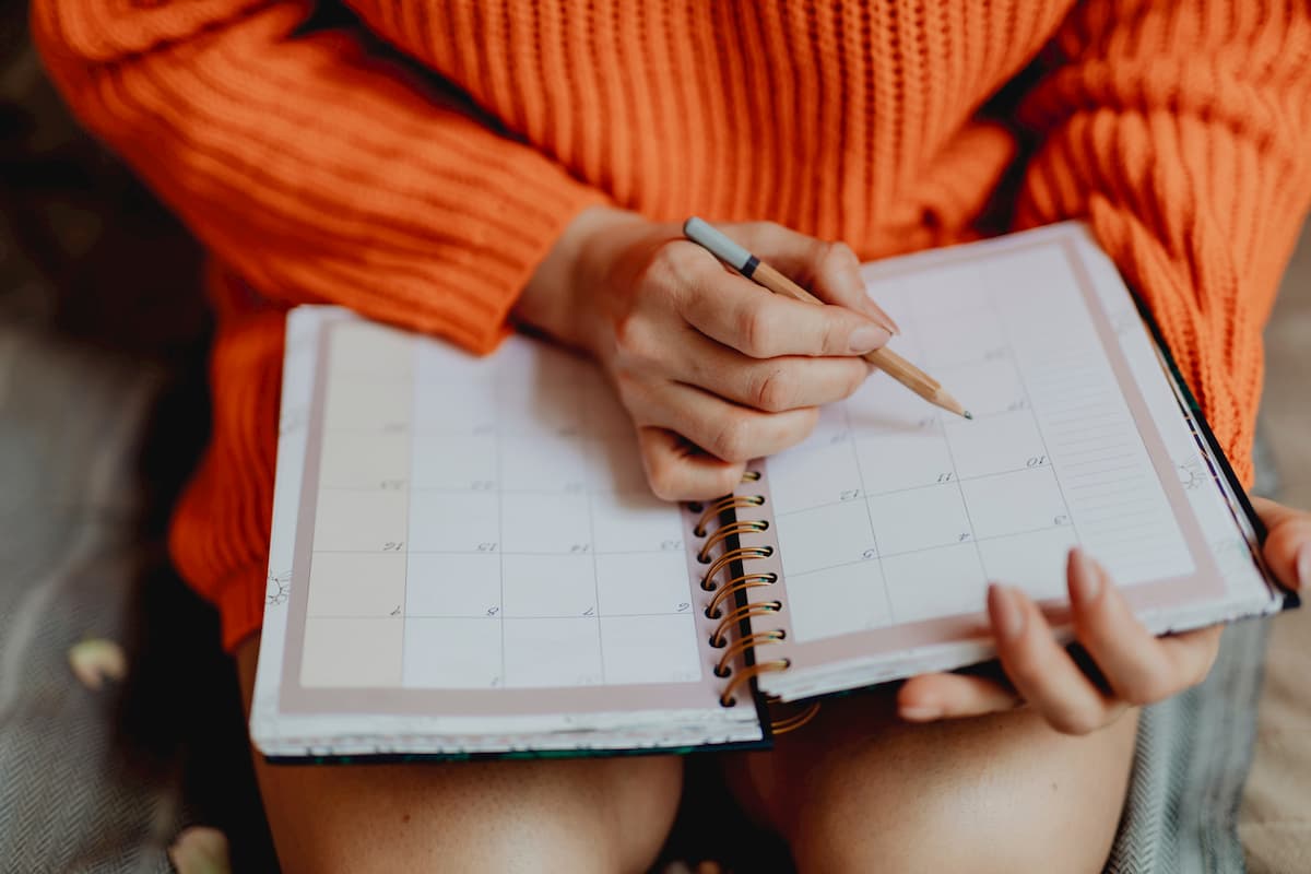 週間単位でスケジュールを立てる